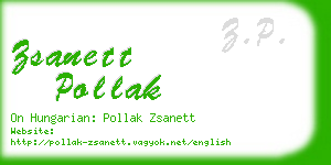 zsanett pollak business card